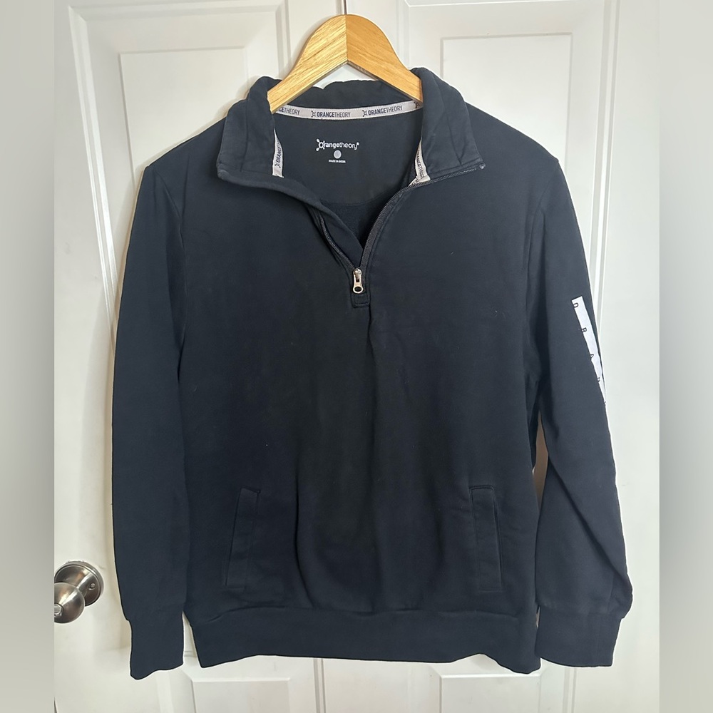 Orangetheory Half-Zip Pullover Sweater - Black